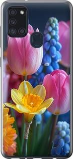 Чехол на Samsung Galaxy A21s A217F Весенние цветы