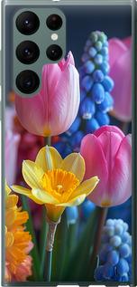 Чехол на Samsung Galaxy S22 Ultra Весенние цветы