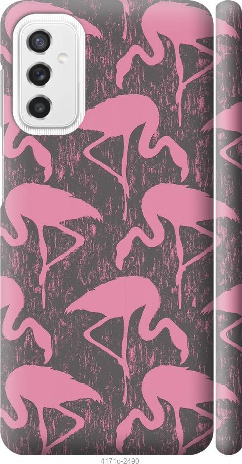 Чехол на Samsung Galaxy M52 M526B Vintage-Flamingos