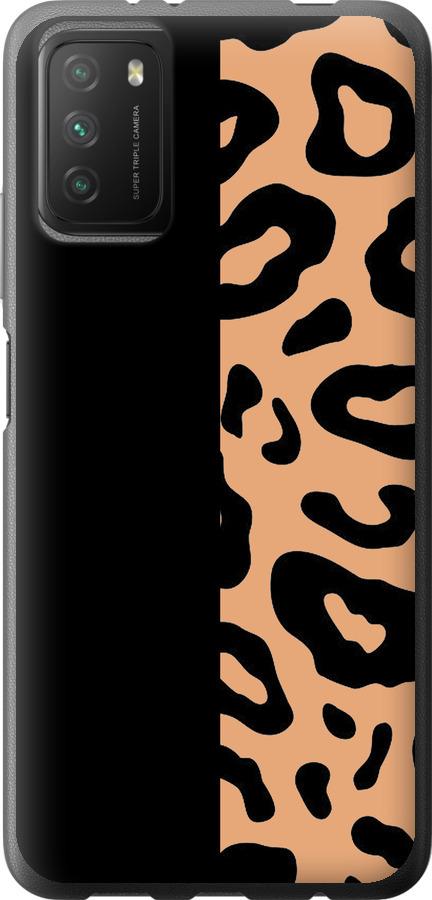 Чехол на Xiaomi Poco M3 Пятна леопарда