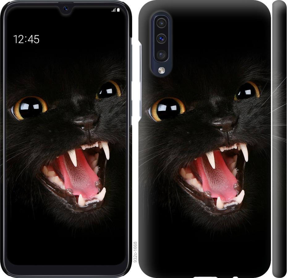 Чехол на Samsung Galaxy A30s A307F Чёрная кошка