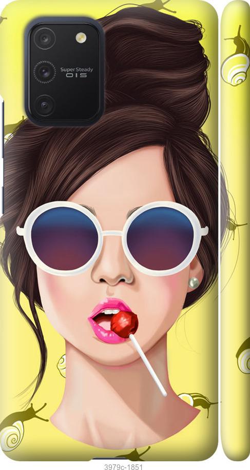 Чехол на Samsung Galaxy S10 Lite 2020 Девушка с чупа-чупсом