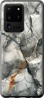Чехол на Samsung Galaxy S20 Ultra Серый мрамор