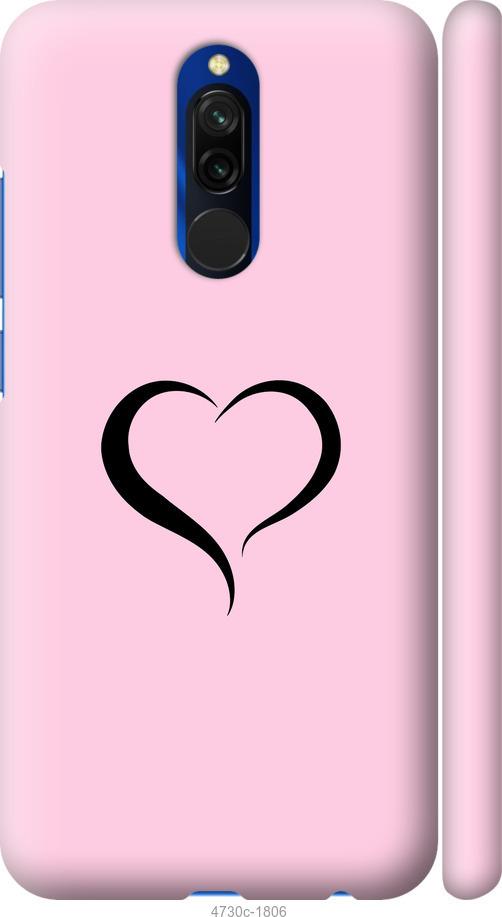 Чехол на Xiaomi Redmi 8 Сердце 1