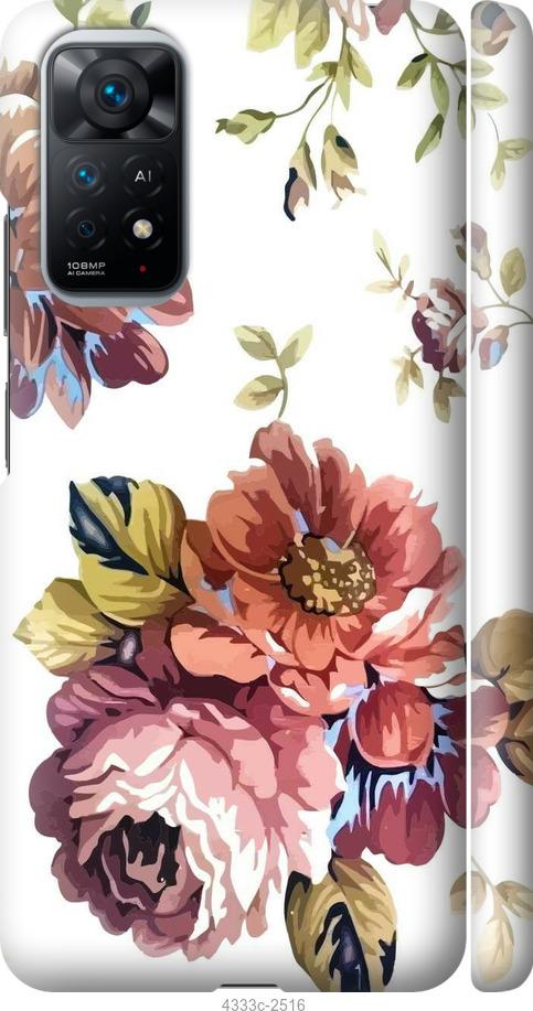 Чехол на Xiaomi Redmi Note 11 Vintage flowers