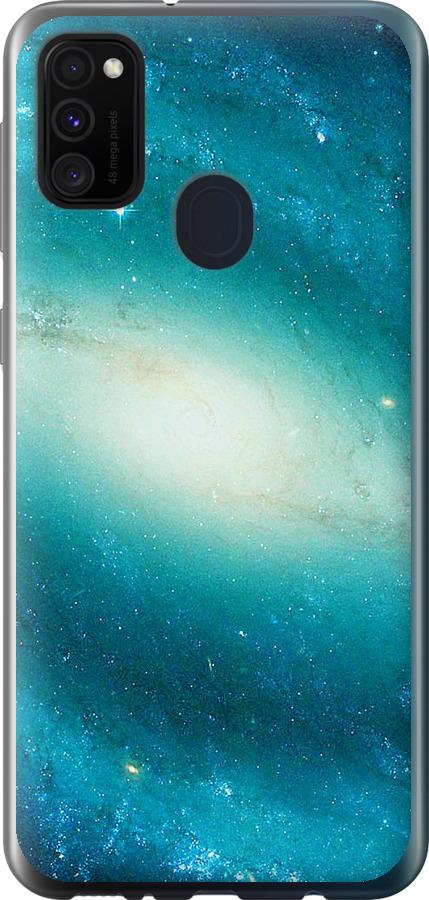 Чехол на Samsung Galaxy M30s 2019 Голубая галактика