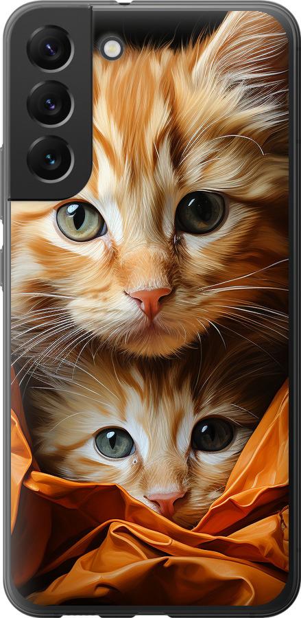 Чехол на Samsung Galaxy S22 Plus Котики 2