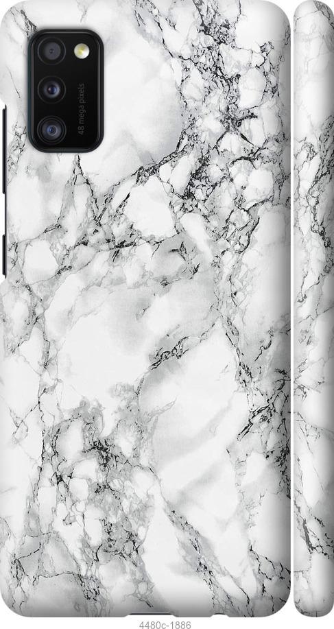 Чехол на Samsung Galaxy A41 A415F Мрамор белый