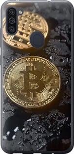 Чехол на Samsung Galaxy M11 M115F Вулканический Bitcoin