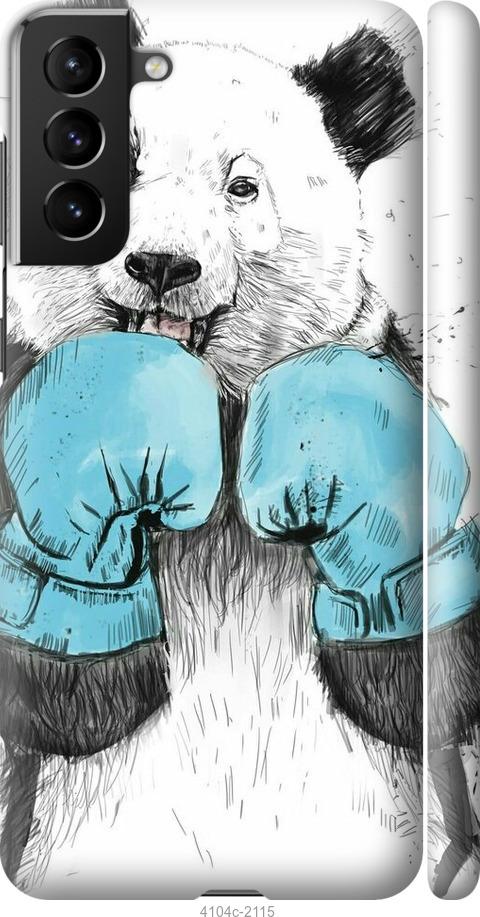 Чехол на Samsung Galaxy S21 Plus Панда-боксер