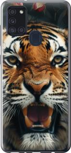 Чехол на Samsung Galaxy A21s A217F Тигровое величие