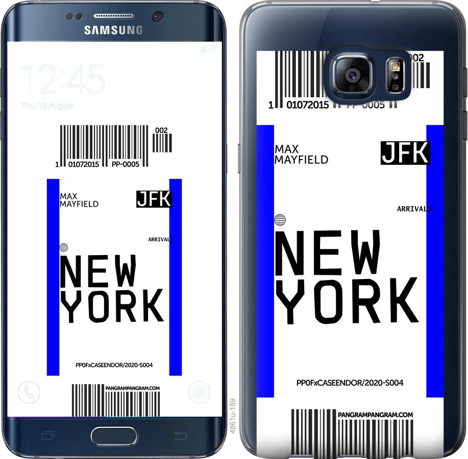 Чехол на Samsung Galaxy S6 Edge Plus G928 New York