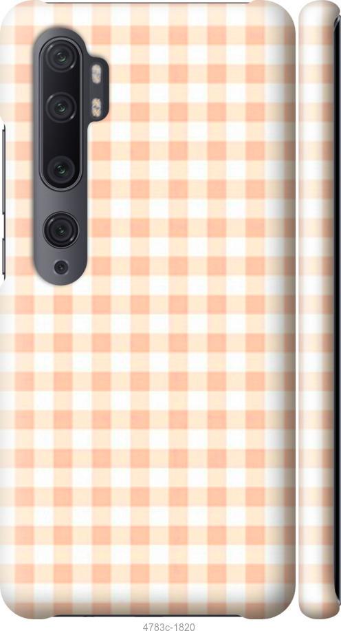 Чехол на Xiaomi Mi Note 10 Узор в клетку