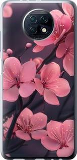 Чехол на Xiaomi Redmi Note 9T Пурпурная сакура