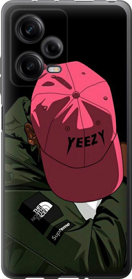 Чехол на Xiaomi Redmi Note 12 Pro 5G logo de yeezy