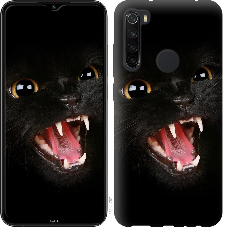 Чехол на Samsung Galaxy A21 Чёрная кошка