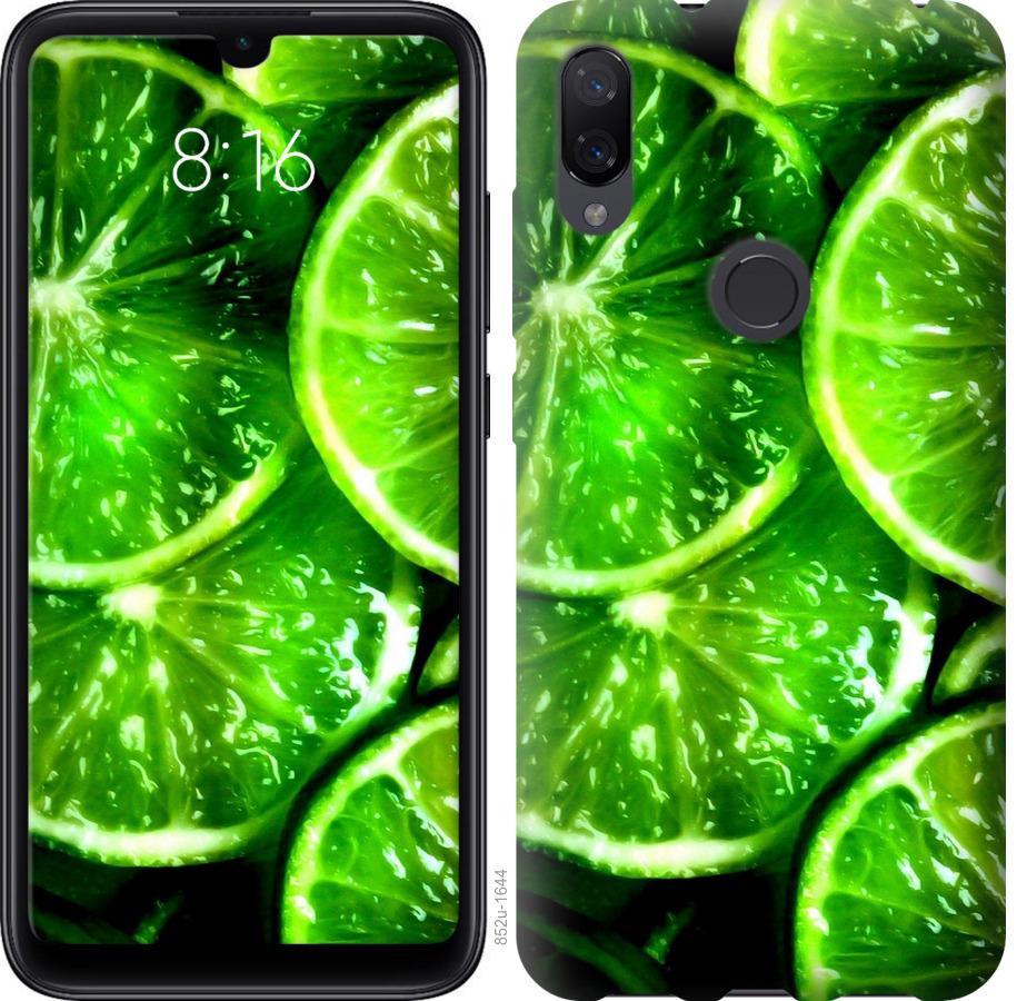 Чехол на Xiaomi Mi Play Зелёные дольки лимона
