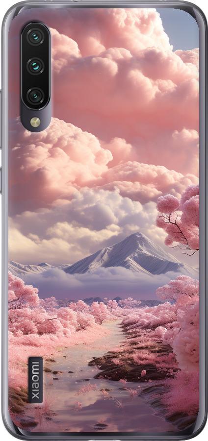 Чехол на Xiaomi Mi A3 Розовые облака
