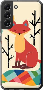 Чехол на Samsung Galaxy S22 Plus Rainbow fox