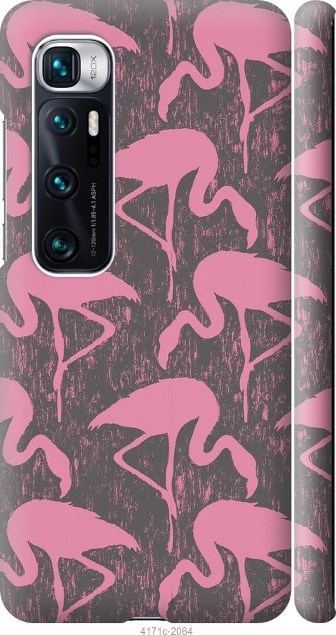 Чехол на Xiaomi Mi 10 Ultra Vintage-Flamingos