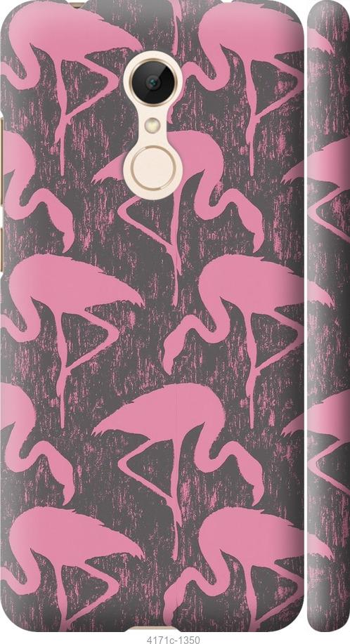 Чехол на Xiaomi Redmi 5 Vintage-Flamingos