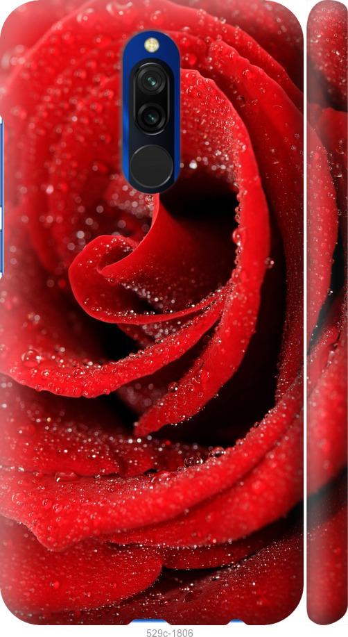 Чехол на Xiaomi Redmi 8 Красная роза
