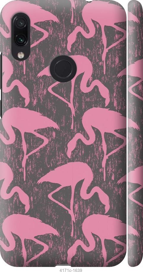 Чехол на Xiaomi Redmi Note 7 Vintage-Flamingos