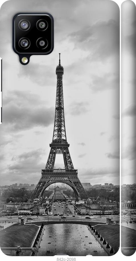 Чехол на Samsung Galaxy A42 A426B Чёрно-белая Эйфелева башня