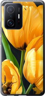 Чехол на Xiaomi 11T Желтые тюльпаны
