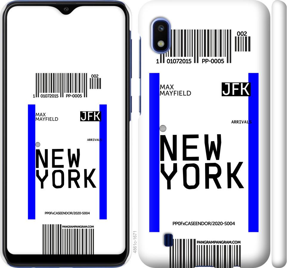 Чехол на Samsung Galaxy A10 2019 A105F New York