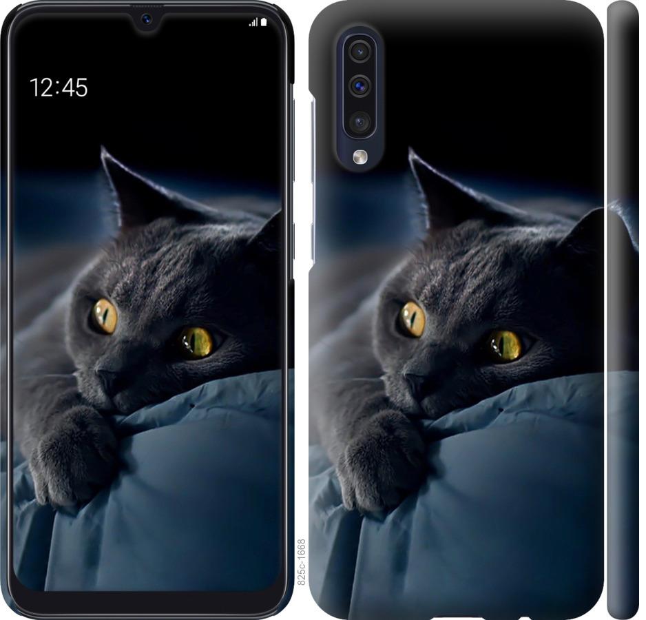Чехол на Samsung Galaxy A30s A307F Дымчатый кот