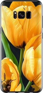 Чехол на Samsung Galaxy S8 Желтые тюльпаны