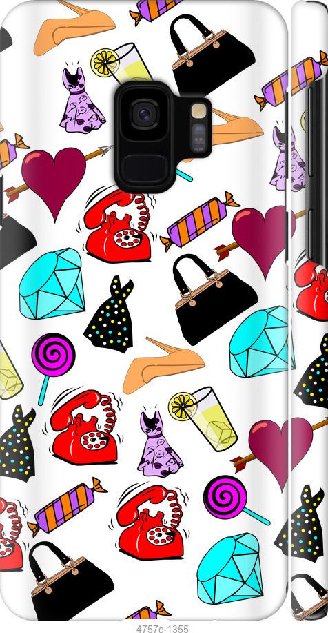 Чехол на Samsung Galaxy S9 stickers