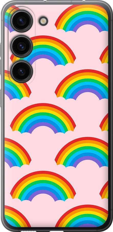 Чехол на Samsung Galaxy S23 Rainbows