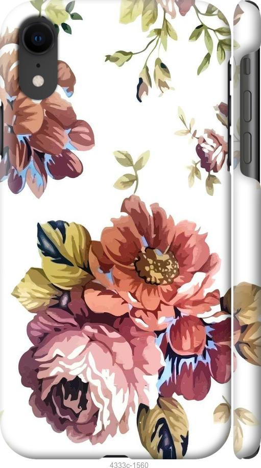 Чехол на iPhone XR Vintage flowers