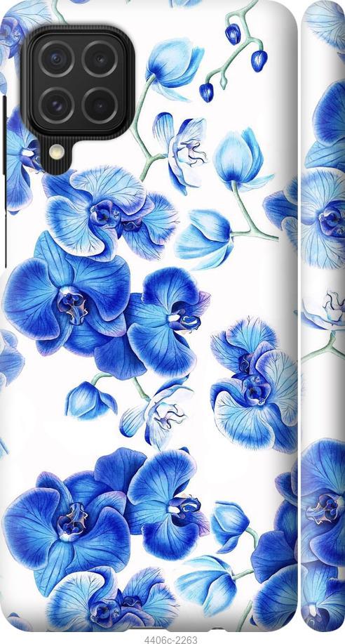 Чехол на Samsung Galaxy M62 Голубые орхидеи