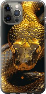 Чехол на iPhone 12 Pro Max Golden snake