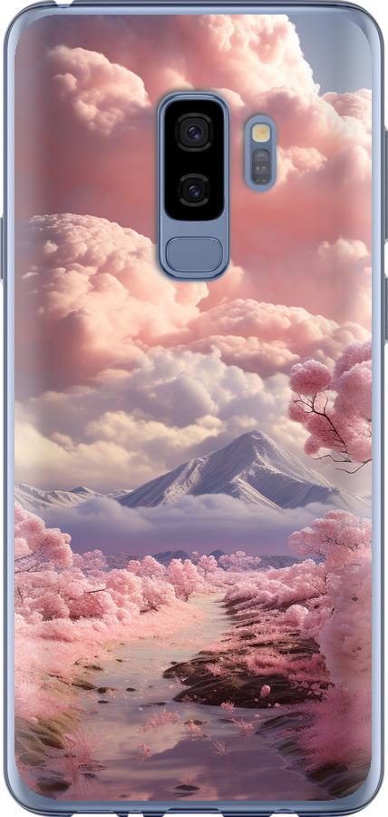 Чехол на Samsung Galaxy S9 Plus Розовые облака