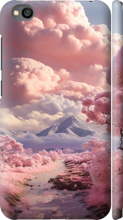 Чехол на Xiaomi Redmi Go Розовые облака