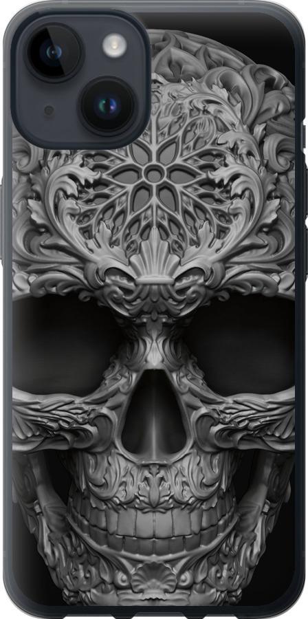 Чехол на iPhone 14 skull-ornament