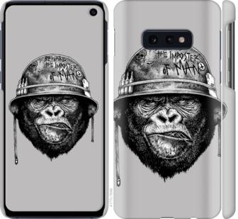 Чехол на Samsung Galaxy S10e military monkey