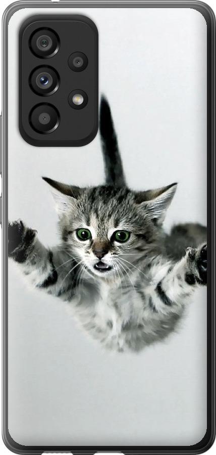 Чехол на Samsung Galaxy A53 A536E Летящий котёнок