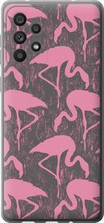 Чехол на Samsung Galaxy A73 A736B Vintage-Flamingos