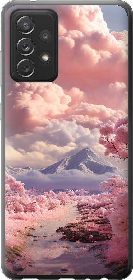 Чехол на Samsung Galaxy A72 A725F Розовые облака