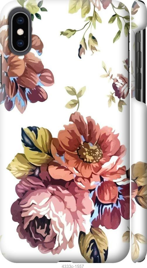 Чехол на iPhone XS Max Vintage flowers
