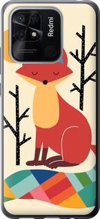 Чехол на Xiaomi Redmi 10C Rainbow fox