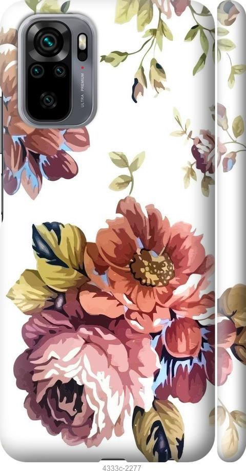 Чехол на Xiaomi Redmi Note 10 Vintage flowers