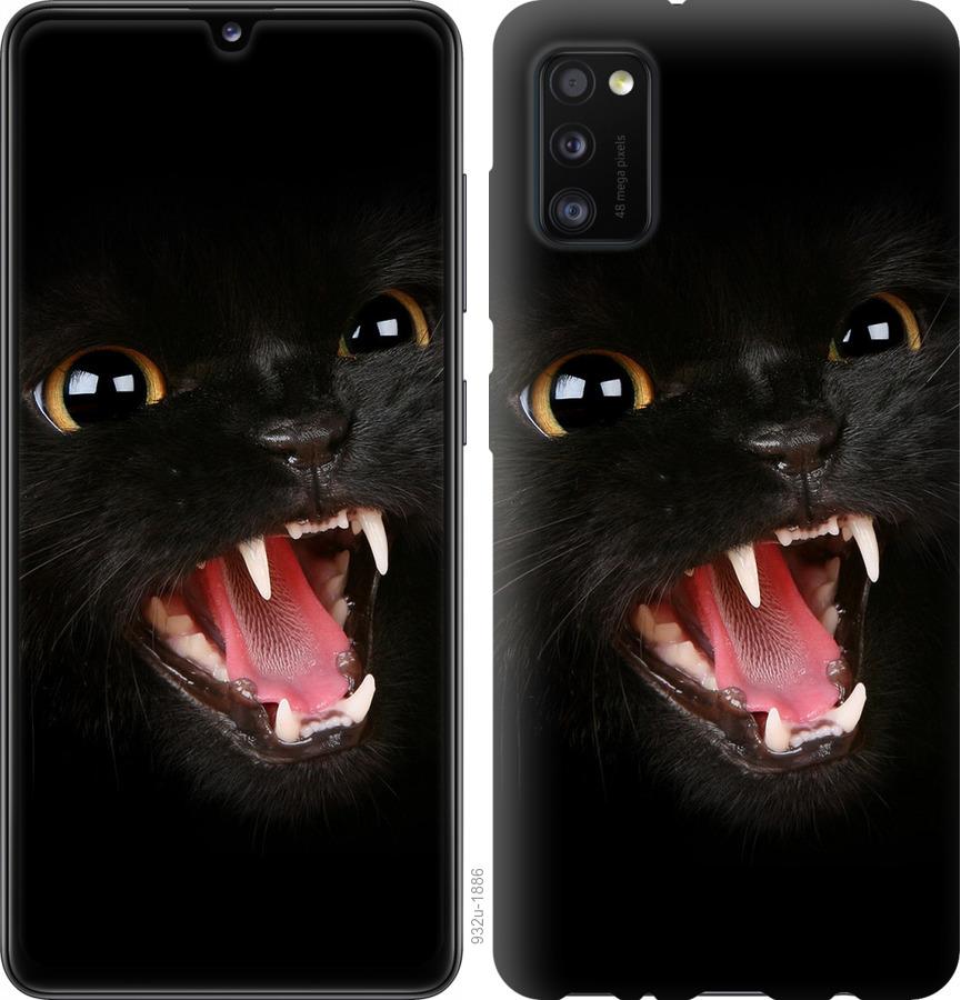 Чехол на Samsung Galaxy A41 A415F Чёрная кошка