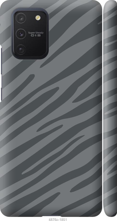 Чехол на Samsung Galaxy S10 Lite 2020 Серая зебра