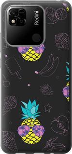 Чехол на Xiaomi Redmi 10A Summer ananas